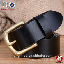 Hongmioo Brass pin buckle top layer grain mens leather belts